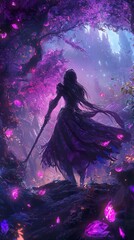 Fantasy Forest Warrior Woman: A Magical Journey