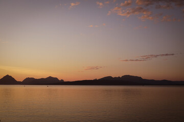 Obraz premium sunset over the sea