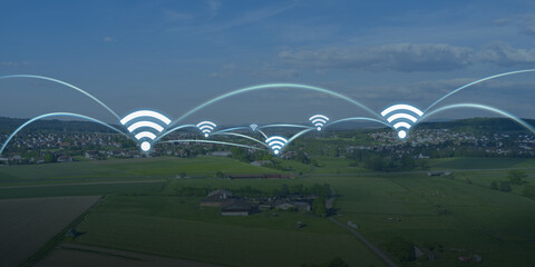 Internet Vernetzung auf dem Land - ländlicher Raum