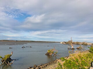 Malabon dike on a cold January 2025 morning