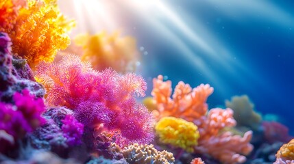 Fototapeta premium Vibrant Coral Reef