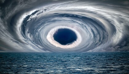 Experience the surreal calm within the storm's center.  