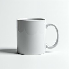 Fototapeta premium Blank White Coffee Mug on White Background