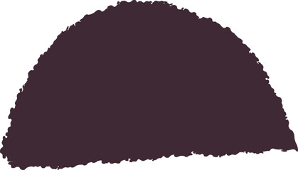 Doodle Chalk Circle Half