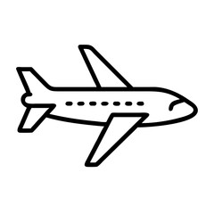 airplane on the background