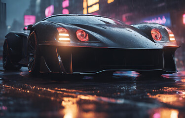 sport car wallpaper illustration images ai generative