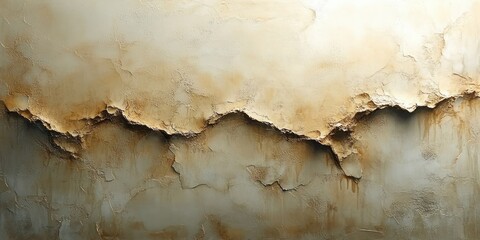 Obraz premium abstract textured art warm beige cream minimalist wall background cement stone marble texture