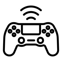 game controller Line Icon © ilham