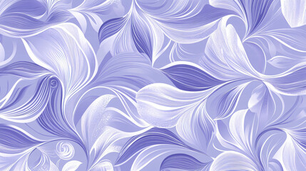 A calming periwinkle design with flowing, organic patterns that evoke relaxation and tranquility.