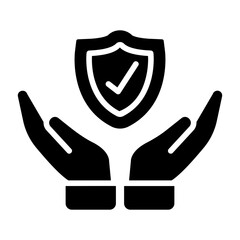 life insurance Solid icon