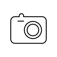 camera line icon