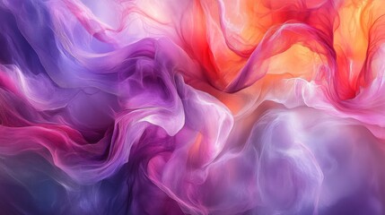 Obraz premium Abstract colorful fabric swirls.