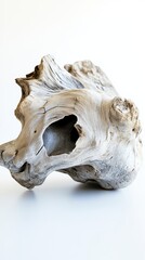 Weathered Driftwood Piece Shows Natures Art