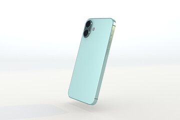 Green smartphone with two cameras