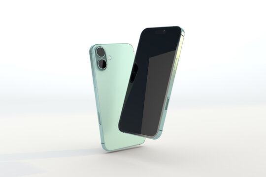 Modern smartphones mockup