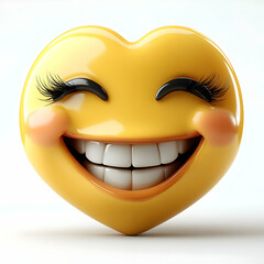 Heart Emoji 3D Illustration