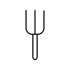 fork line icon