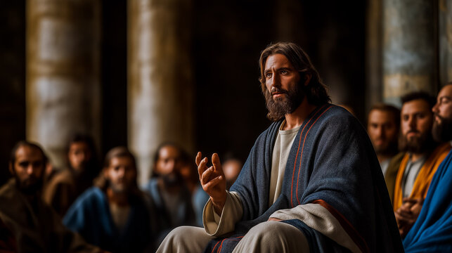 Jesus Addressing the Doubts of the Scribes