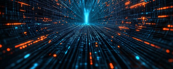 The concept of diagnosis security visualized as glowing data shields protecting detailed medical records.