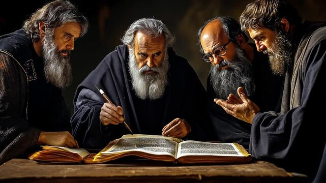 Scribes Reflecting on Jesus� Authority and Words