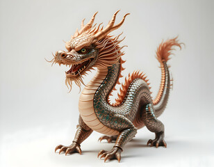 Magnificent Chinese Dragon Sculpture: A Symbol of Power and Good Fortune