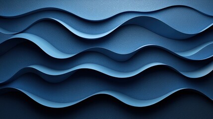 Fototapeta premium Elegant Blue Waves Texture for Modern Design