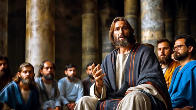 Jesus Addressing the Doubts of the Scribes