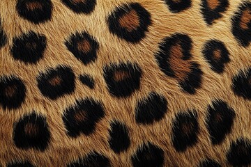Naklejka premium A seamless set of animal print skins