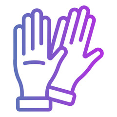gloves Gradient icon