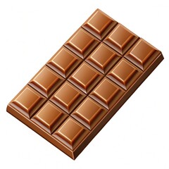 Fototapeta premium An open bar of milk chocolate the sweetness of cocoa