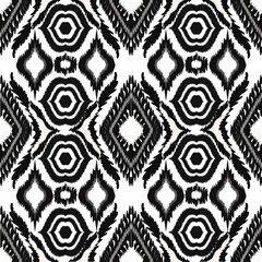Seamless geometric ethnic asian oriental and tradition pattern design for texture and background. Silk and fabric pattern decoration for carpet, clothing, wrapping