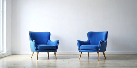 Obraz premium chair, armchair, furniture, interior two chairs in the room