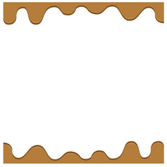 バレンタインイメージに使えるシンプルなチョコレートのイラスト素材　ベクター