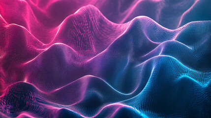 Obraz premium Abstract visuals blending neon lights and textured backgrounds.