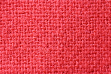red texture of fabric textile, abstract image for fashion cloth design background