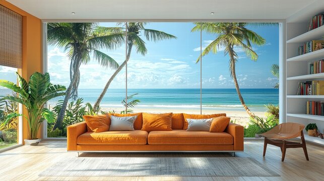 Zoom Background - Beach