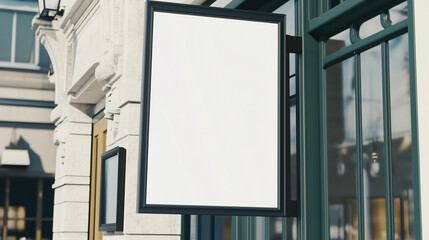 Welcome signboard displayed at the entrance of a shop or restaurant