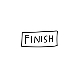finish line