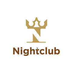 Fototapeta premium king crown logo, king crown design for use in logos, companies, night clubs and businesses.