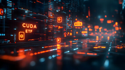 Futuristic ETF data center network