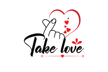 Happy Valentine's Day illustration Romantic silhouette of a loving couple