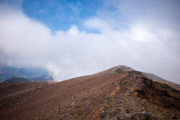 阿蘇山中岳登山道