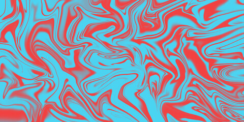 A vibrant, abstract background with a swirling, marbled pattern in shades of red and blue.