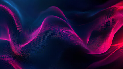 Fototapeta premium Abstract visuals blending neon lights and textured backgrounds.