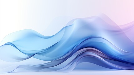 Fototapeta premium Abstract Blue and Purple Background with Wavy Lines, Vector Illustration for Elegant Print, Background, Illustration