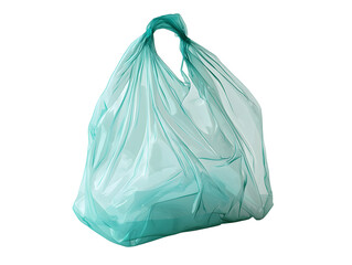 Reusable Green Plastic Bag for Sustainable Shopping