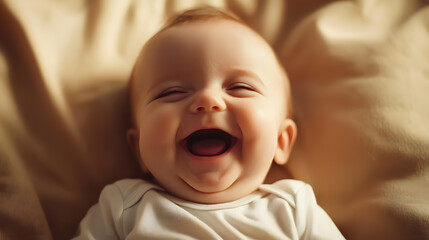 Laughing baby