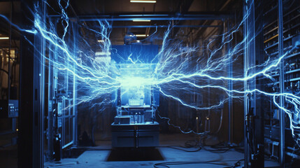AI technologies predicting electrical failures in high-voltage equipment.
