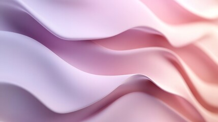 Obraz premium Elegant Soft Pink and Purple Waves Background for Design Projects