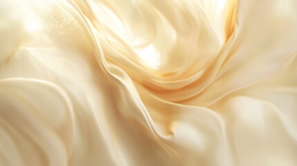 Obraz premium Soft Satin Fabric Texture with Elegant Flow and Warm Color Gradient